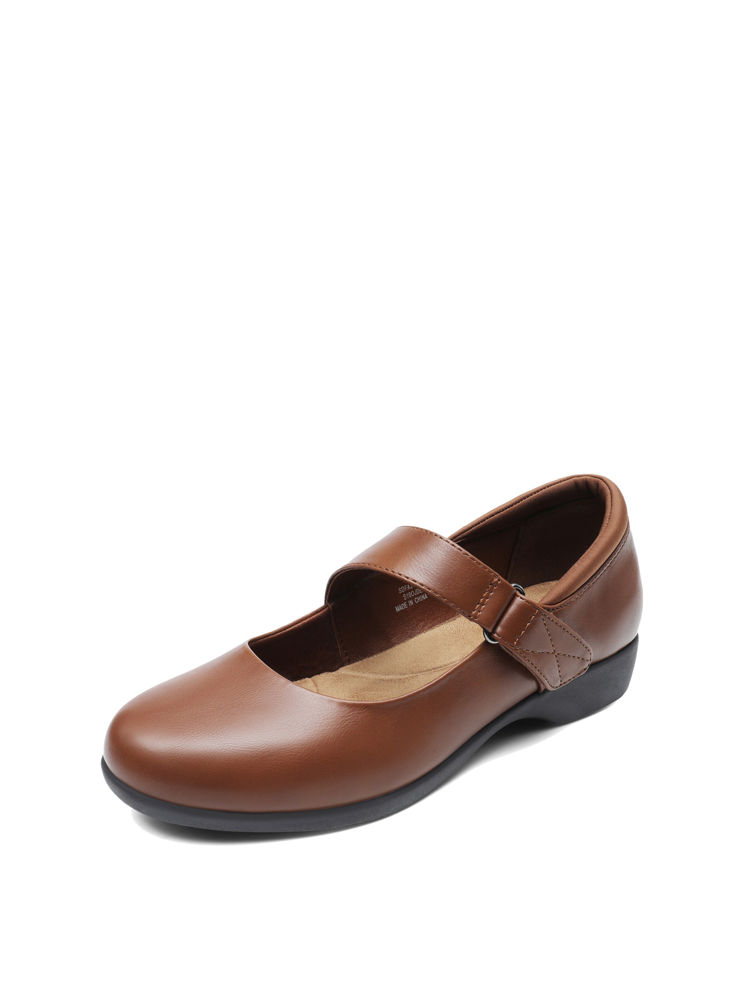 Dream Pairs Ballet Flats in Brown: front