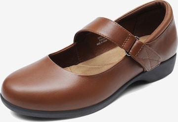 Ballerines Dream Pairs en marron : devant
