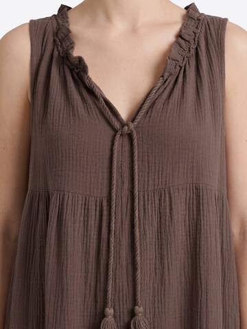 Robe d’été 'Buki' Seasons of April en marron