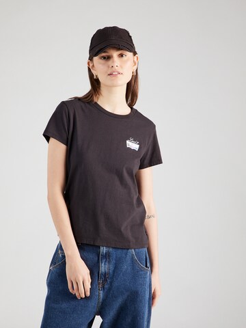 LEVI'S ® Тениска 'The Perfect Tee' в черно: отпред