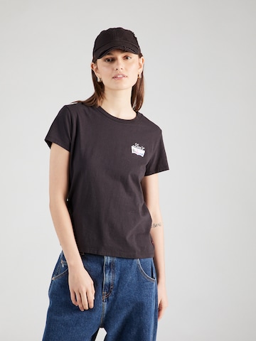 LEVI'S ® Shirt 'The Perfect Tee' in Schwarz: predná strana