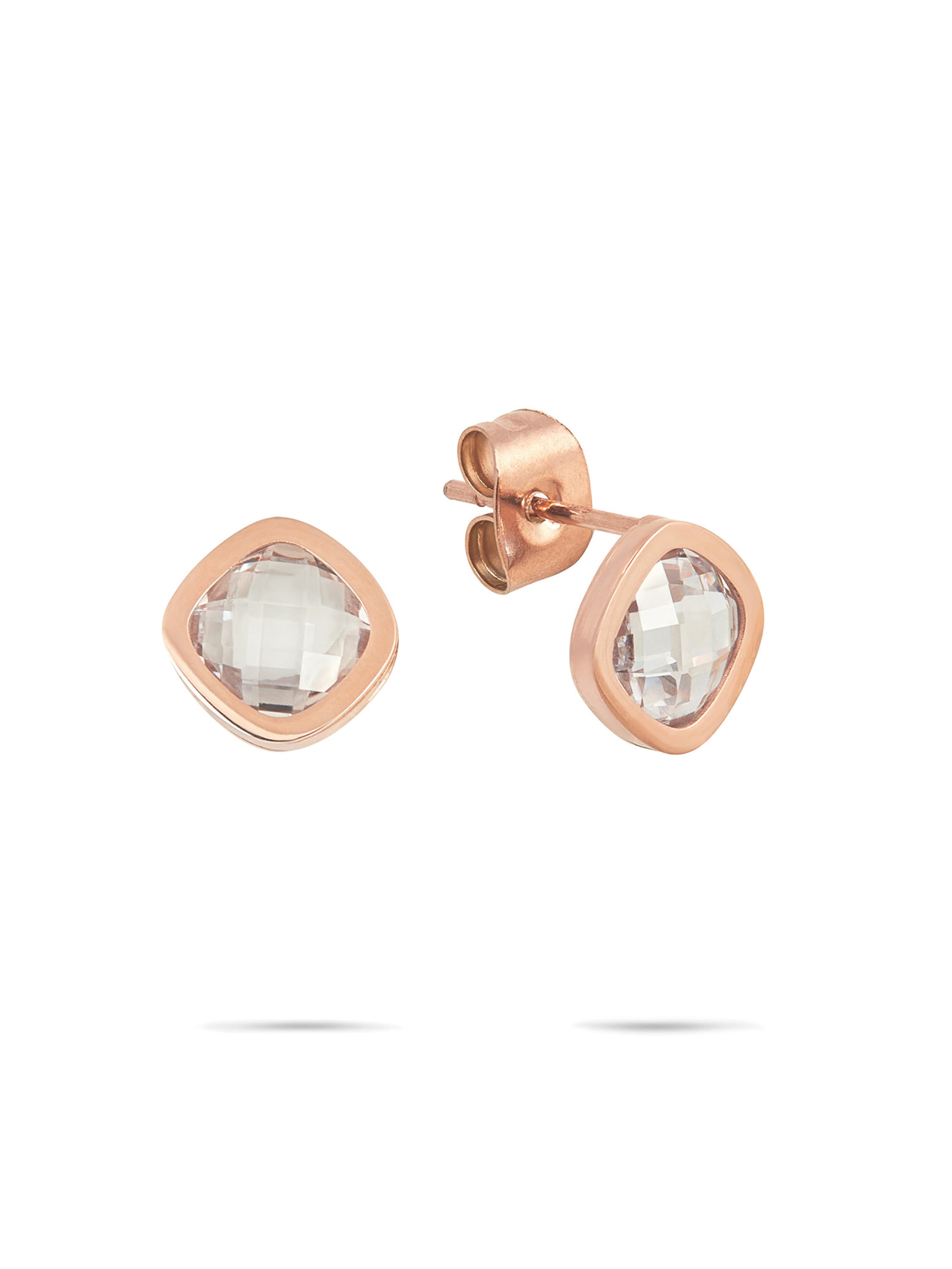 Tamaris Ohrringe 'Shiny Stones' in Gold: Vorderseite