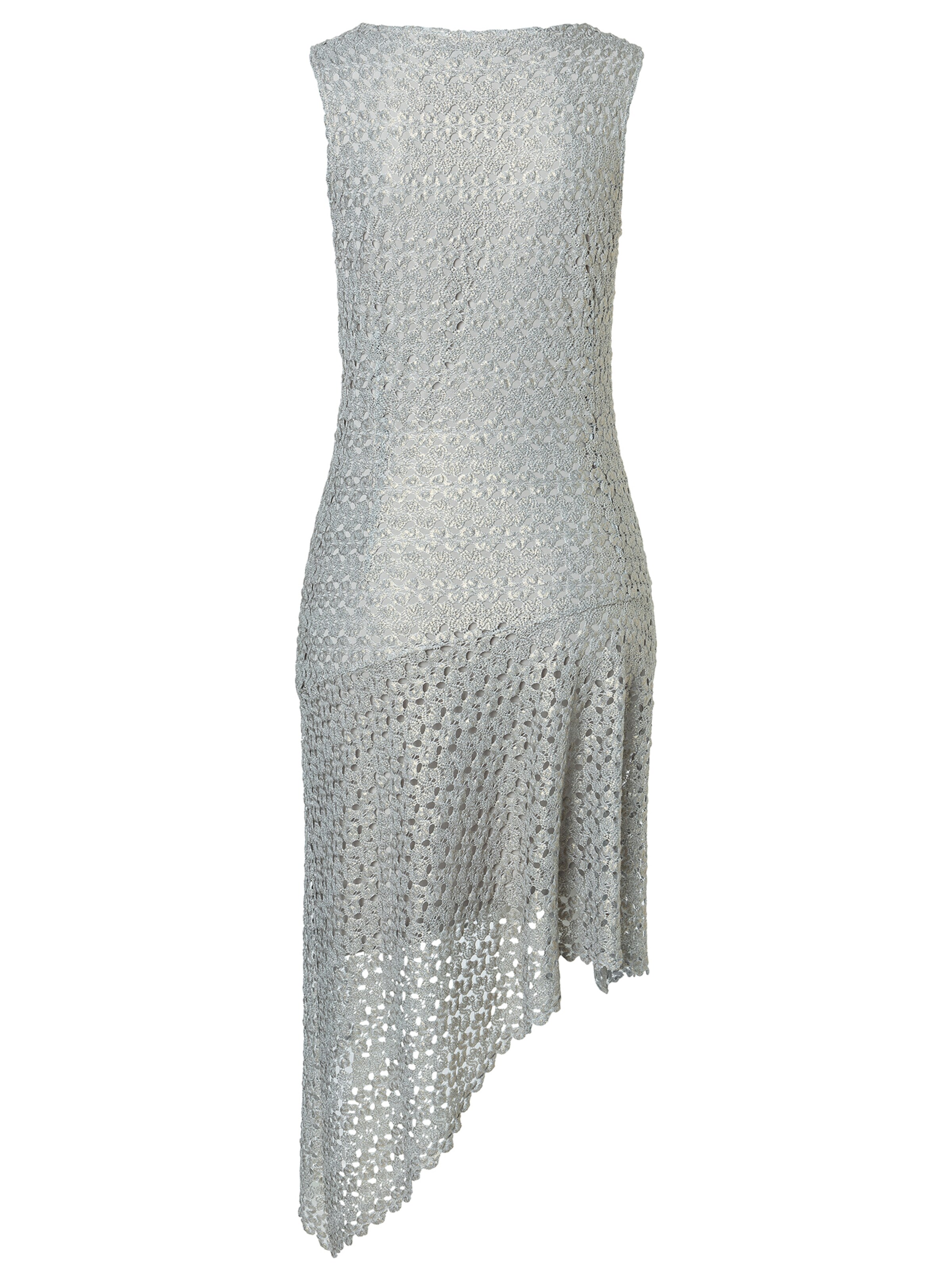 Ana Alcazar Knit dress 'Zissy' in Silver