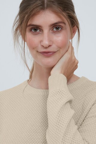 Oxmo Sweater 'Sarah' in Beige