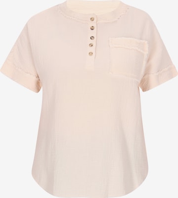 smėlio Gaya Palaidinė 'Fashion Look': priekis