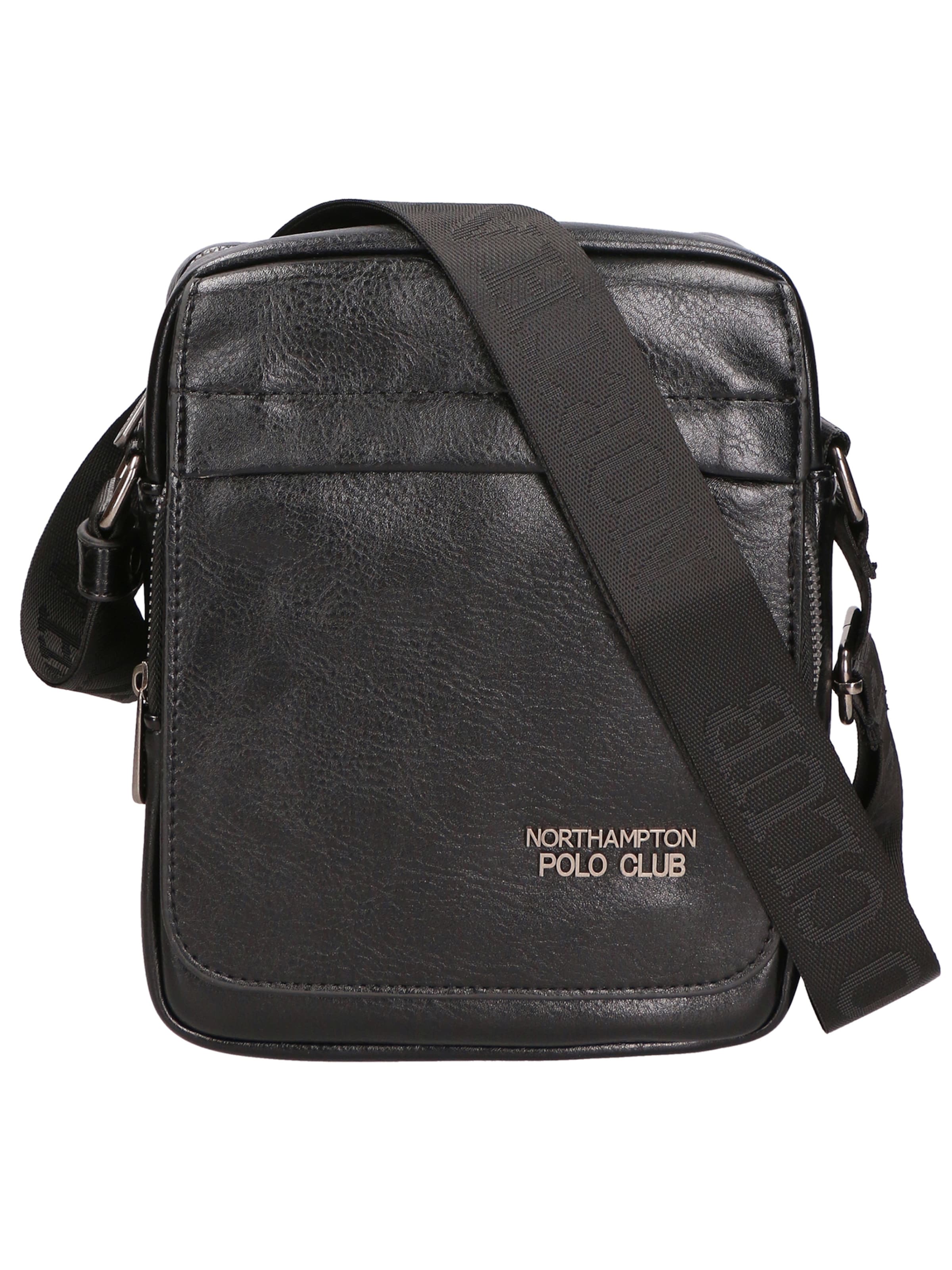Sac à bandoulière Northampton Polo Club en noir : devant