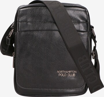 Northampton Polo Club Crossbody Bag in Black: front