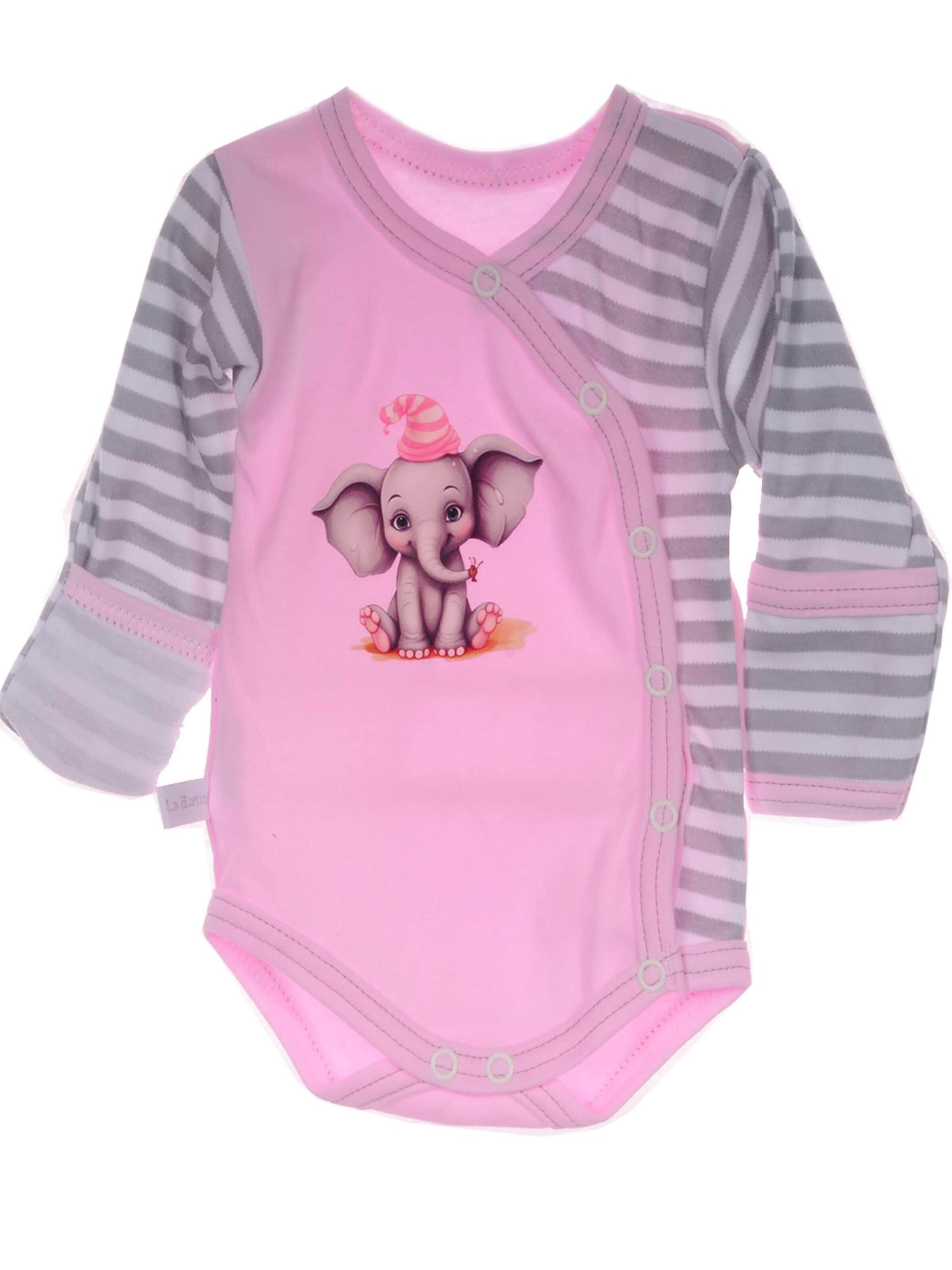 La Bortini Romper/bodysuit in Pink: front