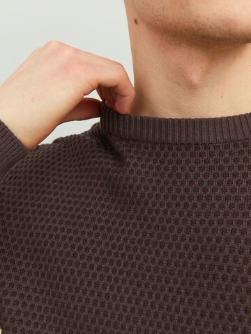 Pull-over 'Atlas' JACK & JONES en marron