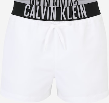 Calvin Klein Swimwear Badeshorts in Weiß: predná strana