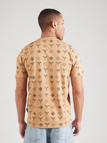 Carlo Colucci T-Shirt 'Falchi' in Beige