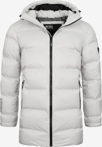 INDICODE JEANS Winter Coat ' Parkkish ' in White: front