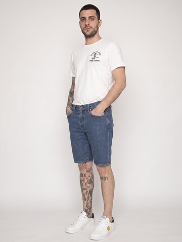 LEVI'S ® Luźne Jeansy '405 Standard Shorts Blue Core Cool Short Med Indigo Worn In' w kolorze niebieski
