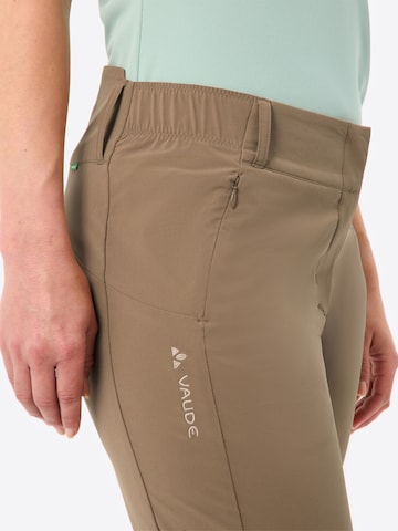 VAUDE Regular Outdoor trousers 'Skomer III' in Green