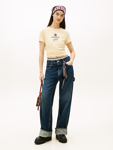 Tommy Jeans Koszulka w kolorze beżowy