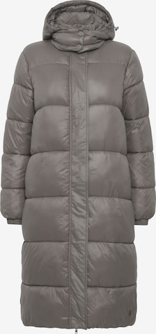 Oxmo Winter Coat 'Abby' in Grey: front