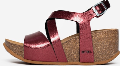 Sandale 'Malaga' Bayton pe roșu bordeaux, Vizualizare produs