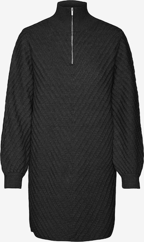 Robes en maille VERO MODA en noir : devant