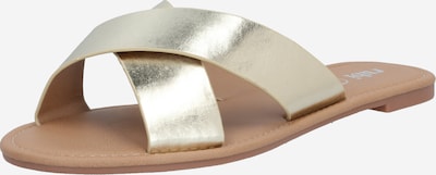 rubi Pantolette 'Everyday Scarlett Xover' in gold, Produktansicht