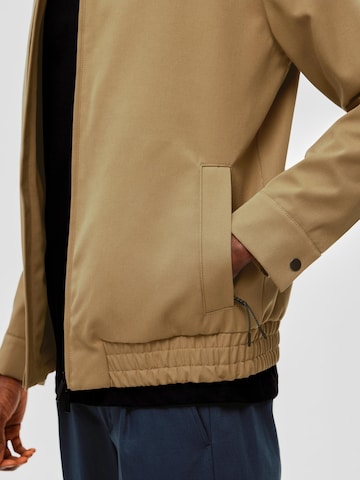 SELECTED HOMME Between-season jacket 'CARL' in Brown