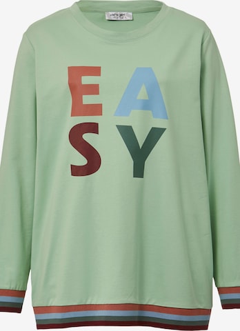 Angel of Style Sweatshirt in Green: front