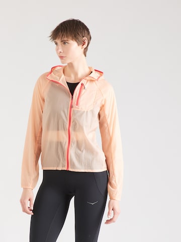 Hoka One One Athletic Jacket 'SKYFLOW' in Orange: front