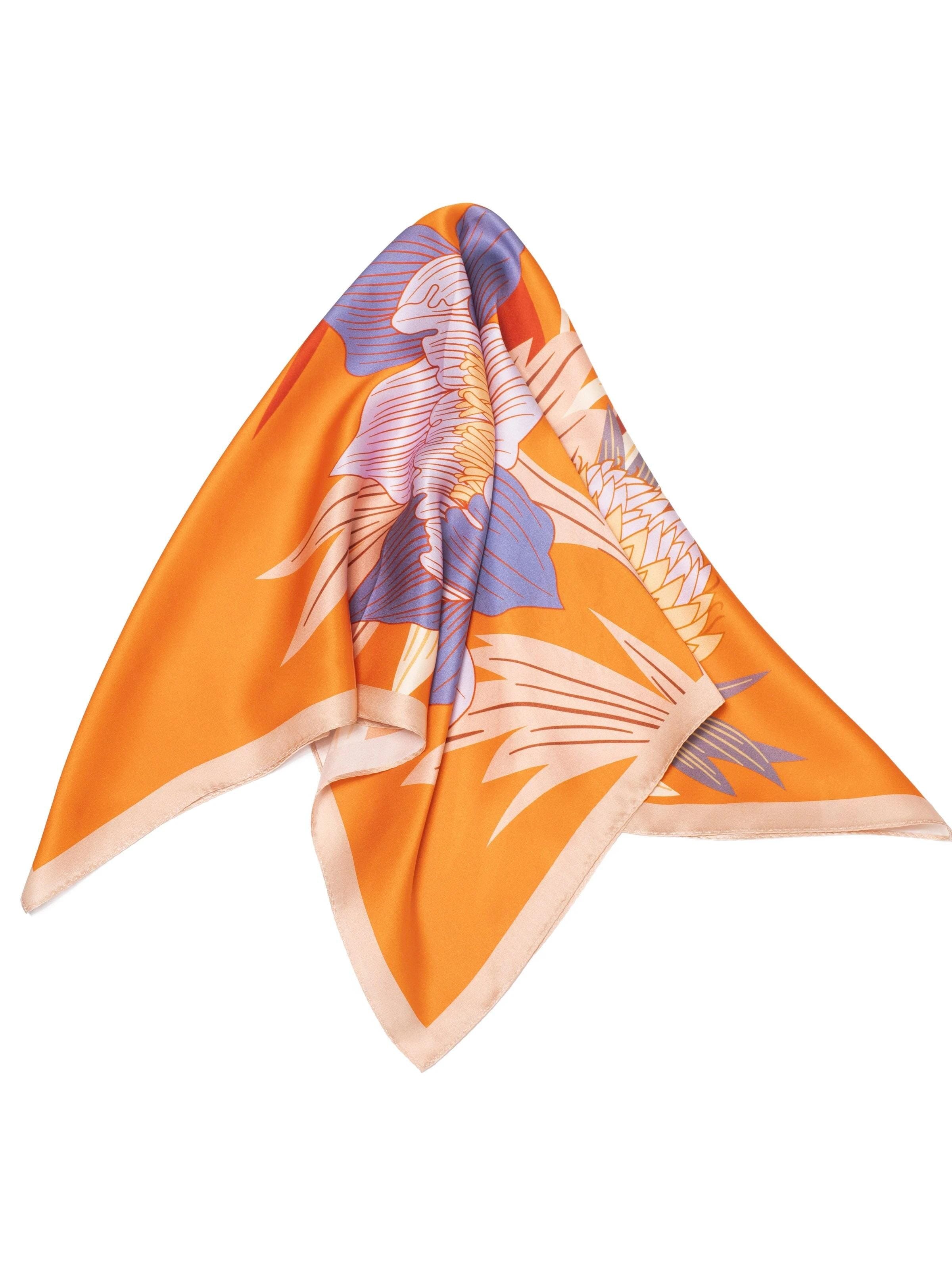 MayTree Scarf in Orange: front