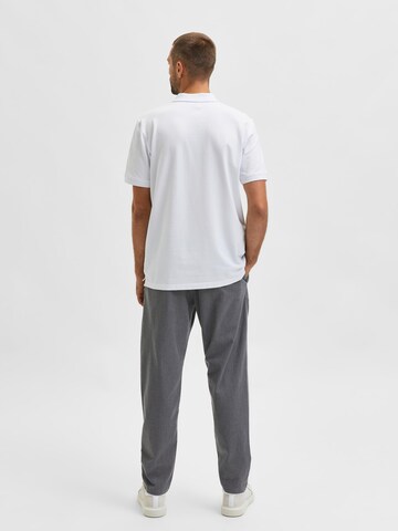 T-Shirt 'Aze' SELECTED HOMME en blanc