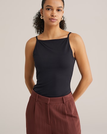 WE Fashion Top in Schwarz: Vorderseite