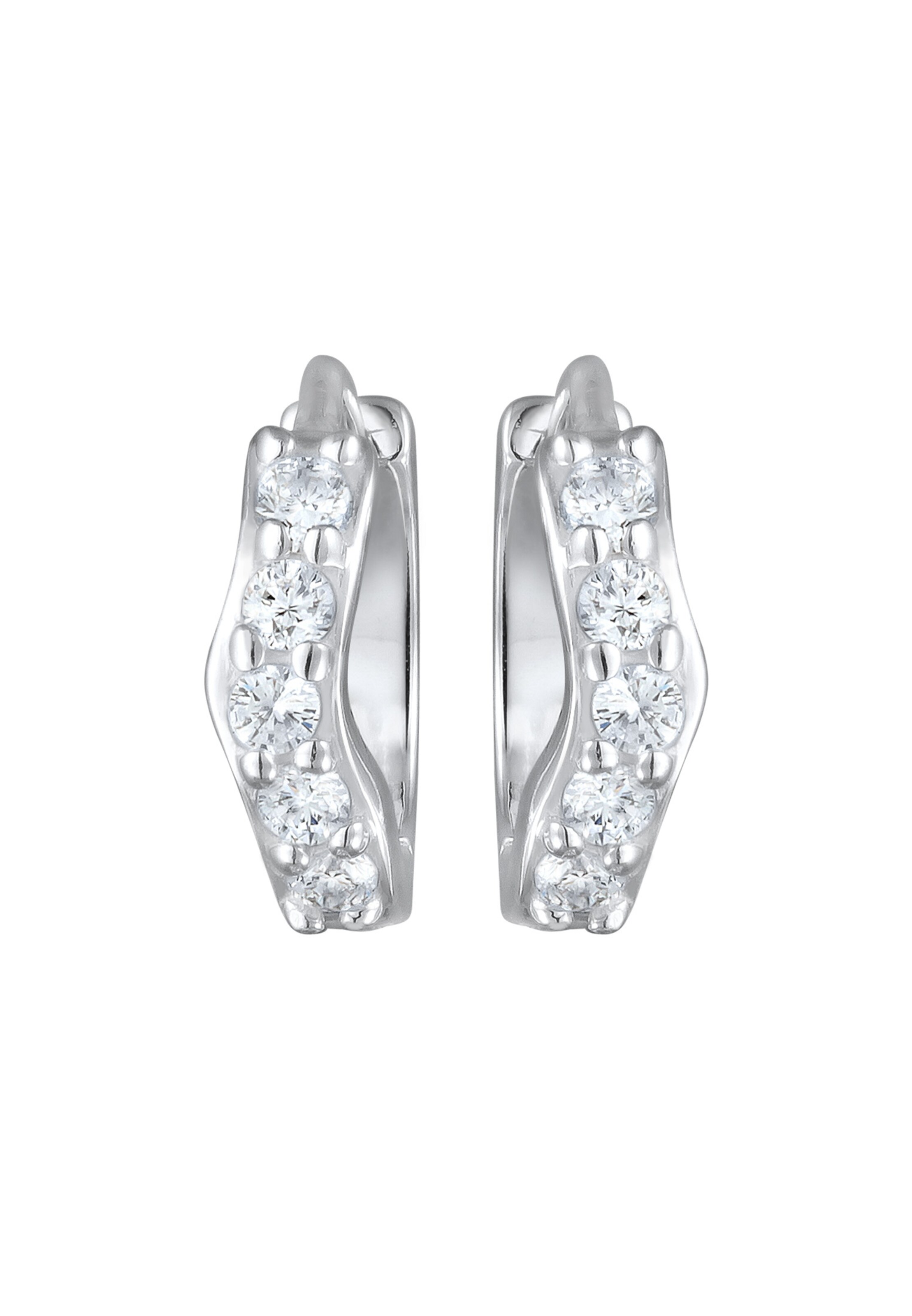 Elli DIAMONDS Oorbellen in Zilver