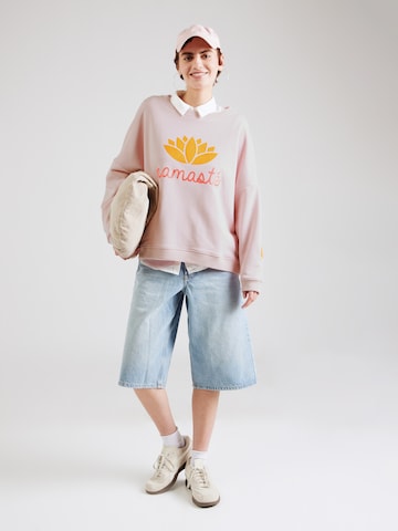 miss goodlife Sweatshirt 'Namaste' in Roze