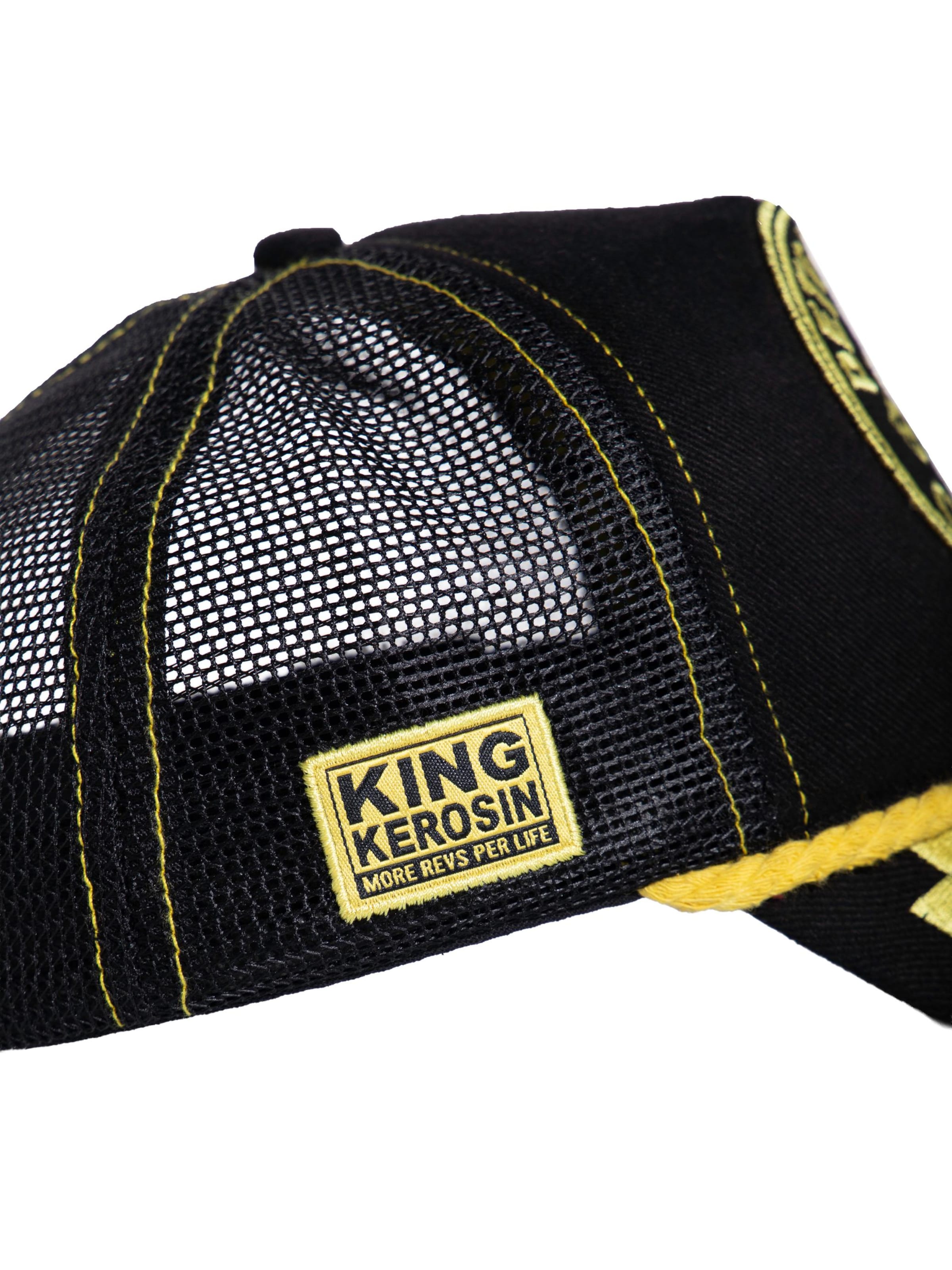 King Kerosin Cap 'Detonation Customs' in Black