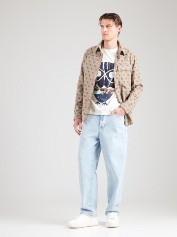 KnowledgeCotton Apparel Bluser & t-shirts i beige