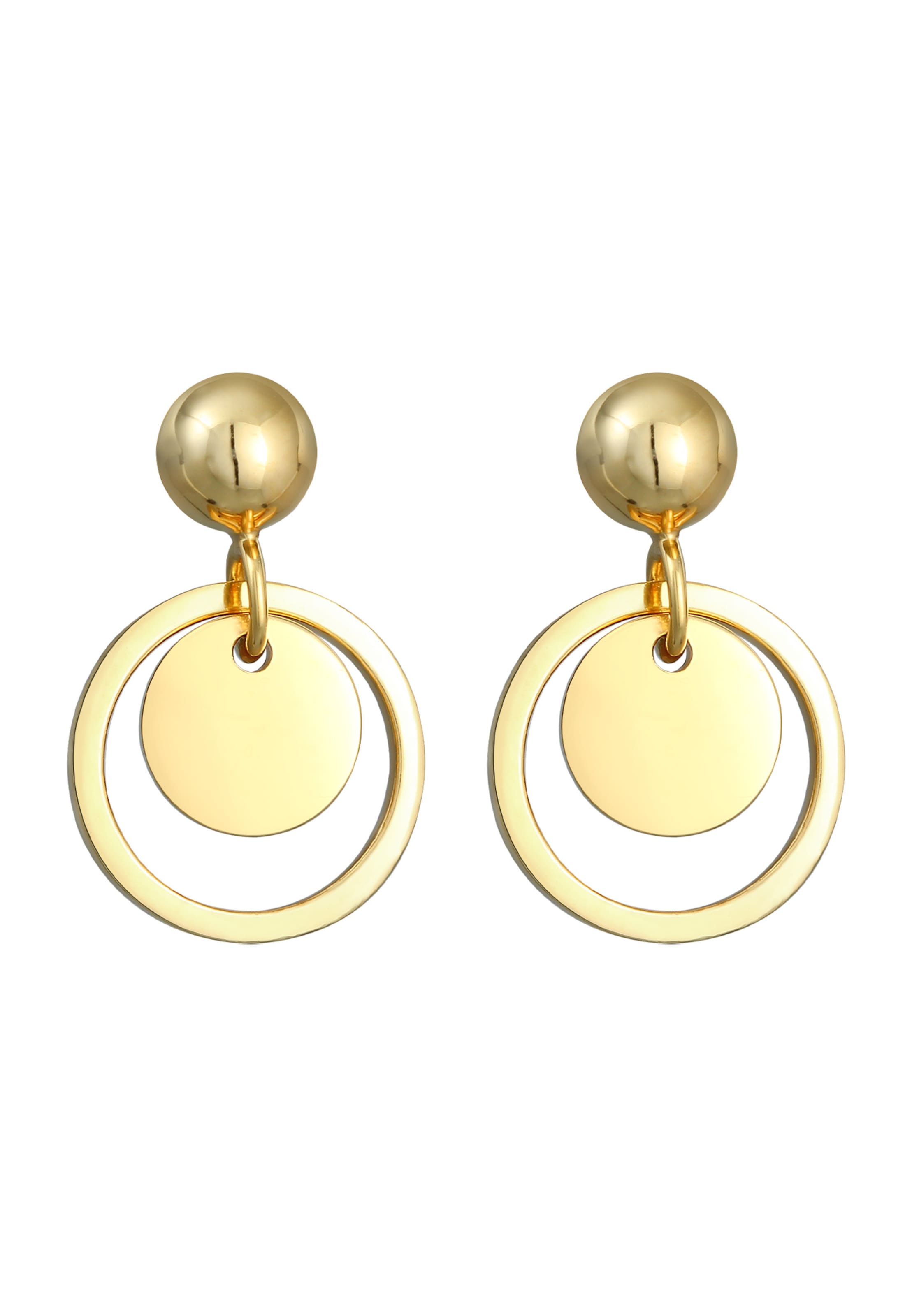 ELLI Ohrringe in Gold: Vorderseite