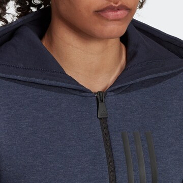 ADIDAS SPORTSWEAR Athletic Zip-Up Hoodie 'Victory' in Blue