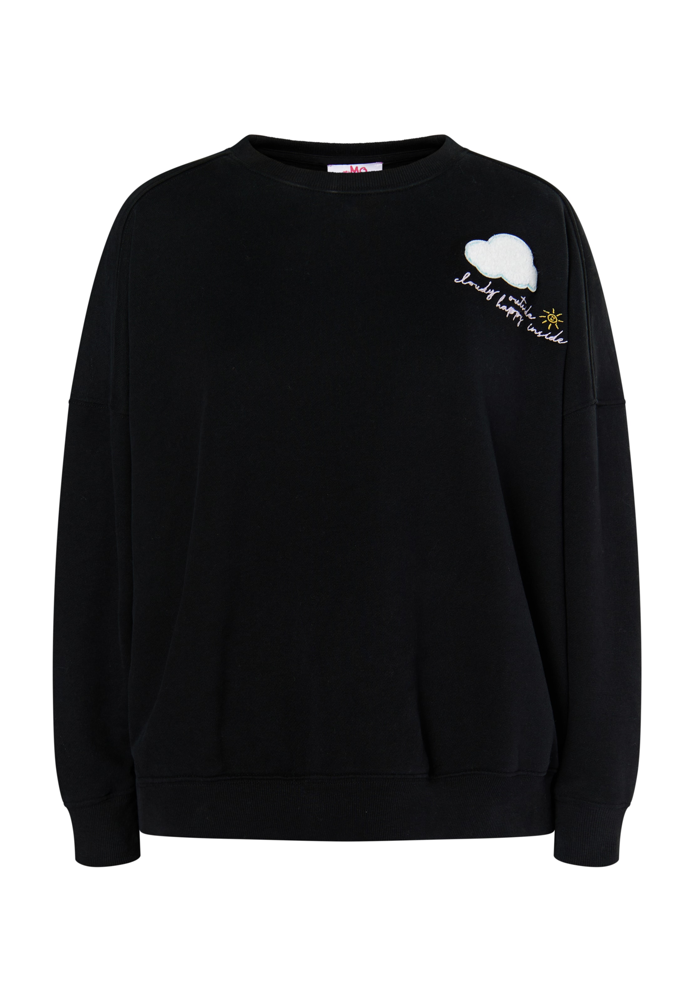MYMO - Sweatshirt 'Keepsudry' em preto: frente