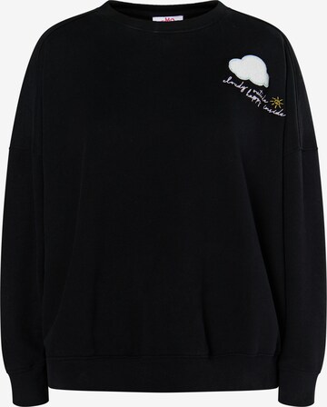 MYMO Sweatshirt 'Keepsudry' in Black: front