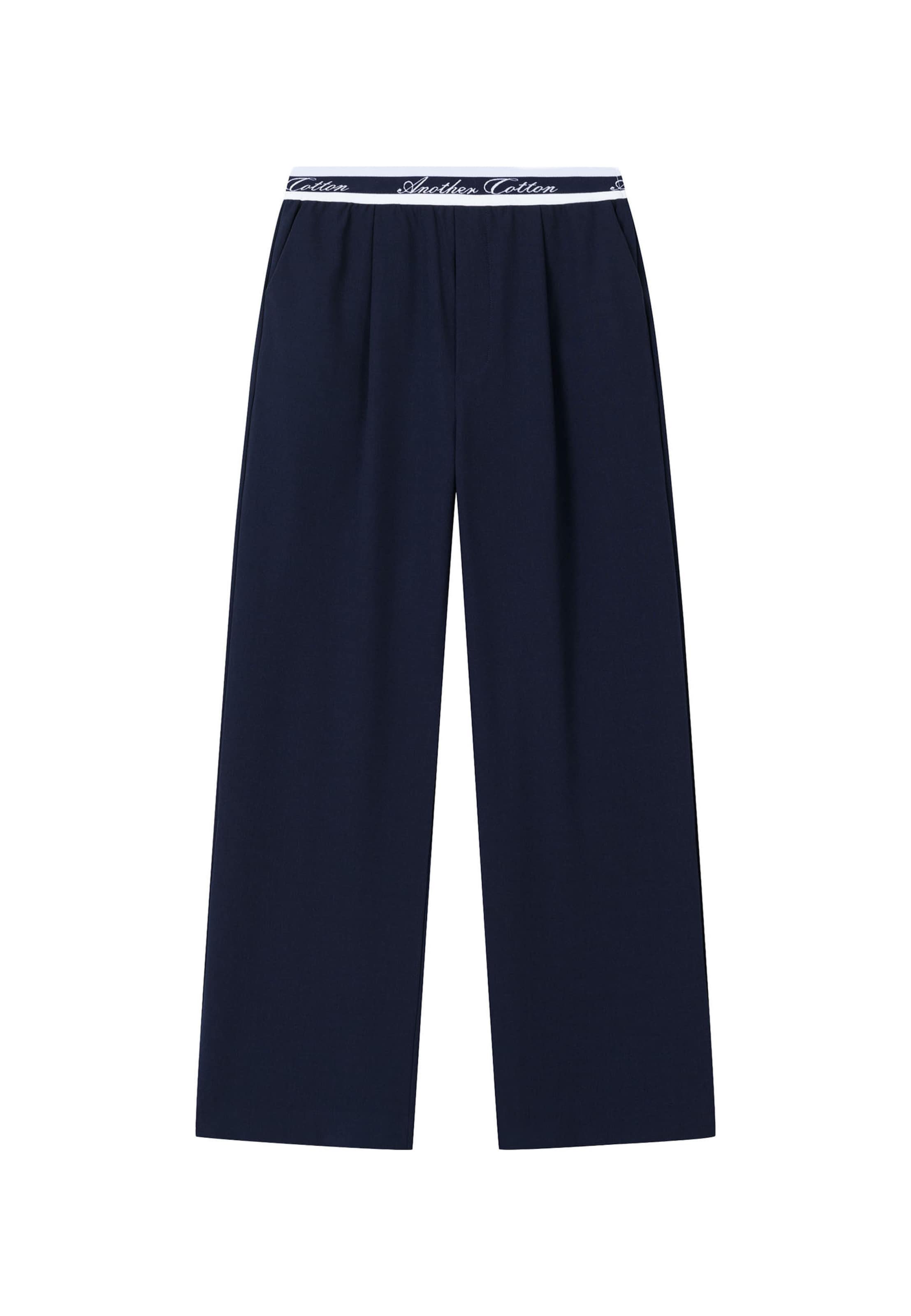 Another Cotton Lab Loosefit Kalhoty – modrá: přední strana