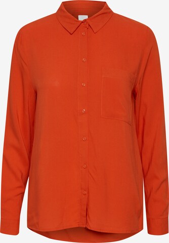 ICHI Blouse 'IHMAIN SH' in Orange: front