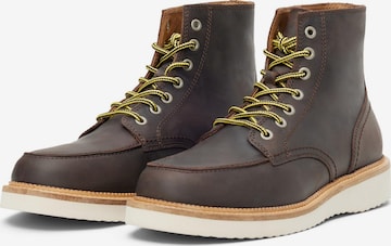 SELECTED HOMME Lace-Up Boots 'Teo' in Brown