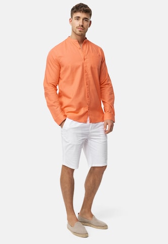 INDICODE JEANS Regular fit Overhemd 'Raffi ' in Oranje