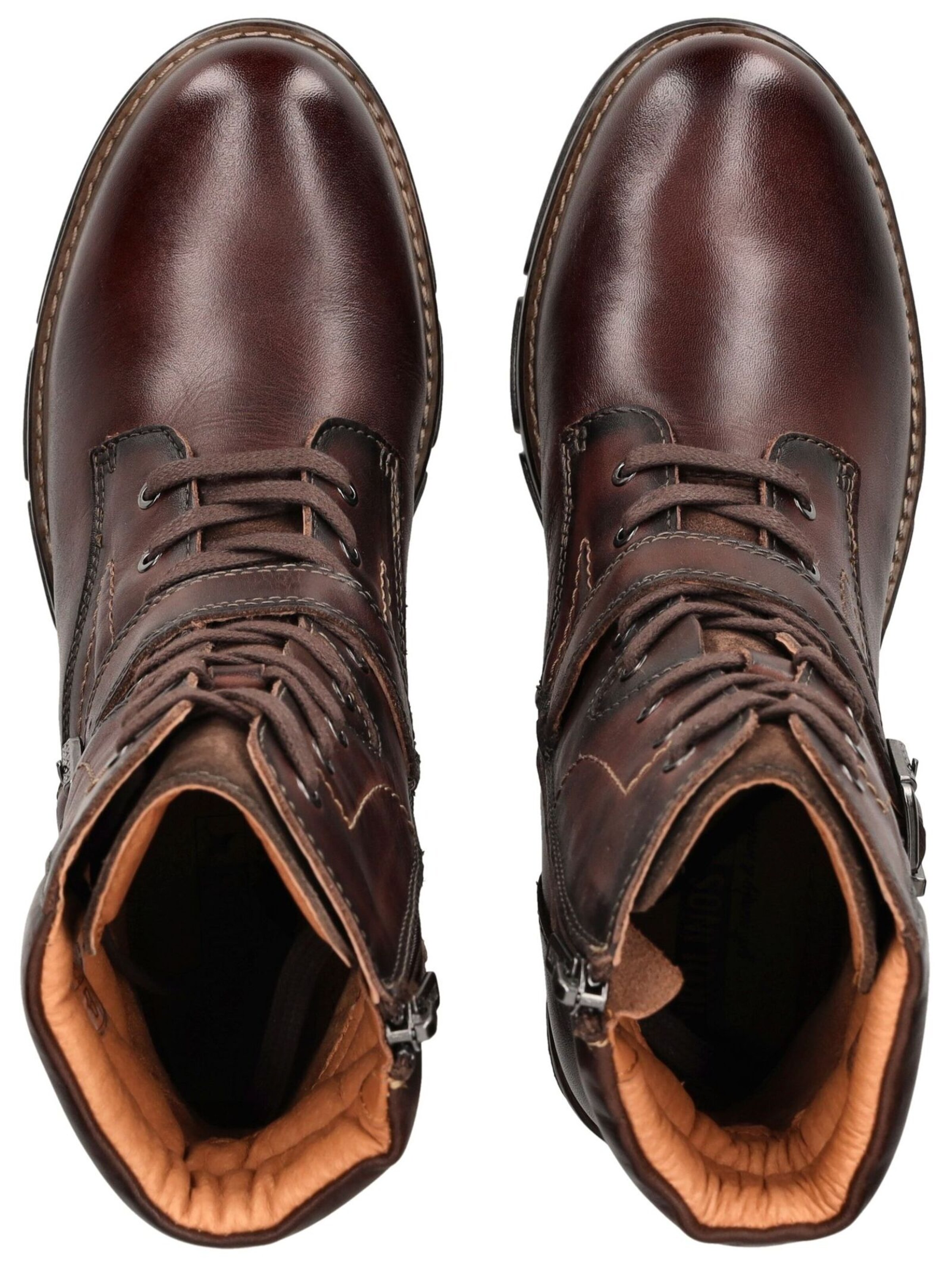 Bottines à lacets PIKOLINOS en marron