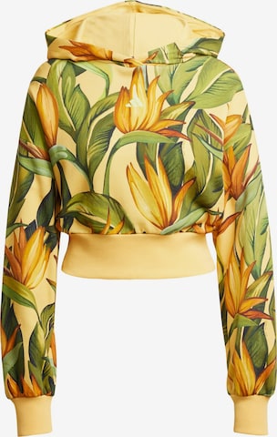 ADIDAS SPORTSWEAR Sportsweatshirt 'Adidas x Farm Rio' in Gelb: Vorderseite