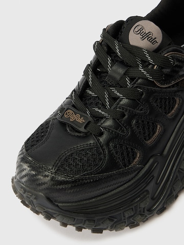 BUFFALO Σνίκερ χαμηλό 'CERBO' σε μαύρο