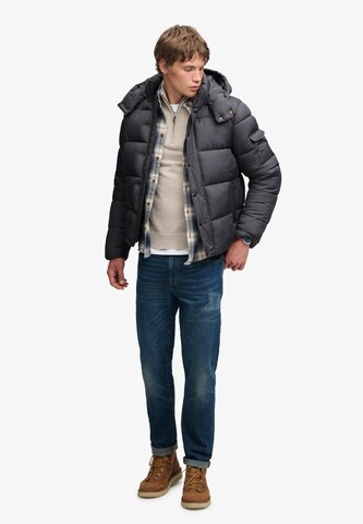 Superdry & Co Between-Season Jacket 'Premium' in Grey