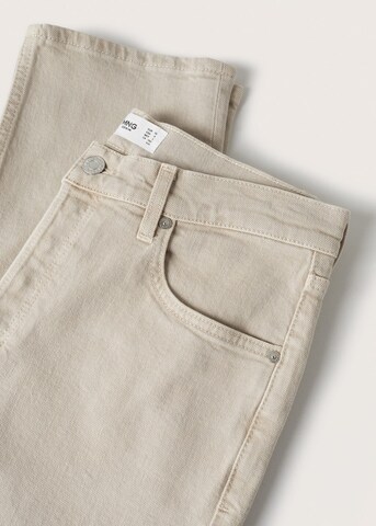 MANGO Slimfit Jeans 'Mar' in Beige