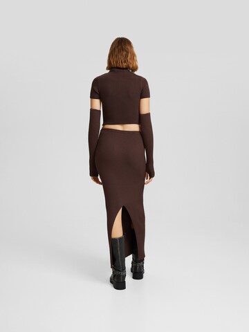 Bershka Skirt in Brown