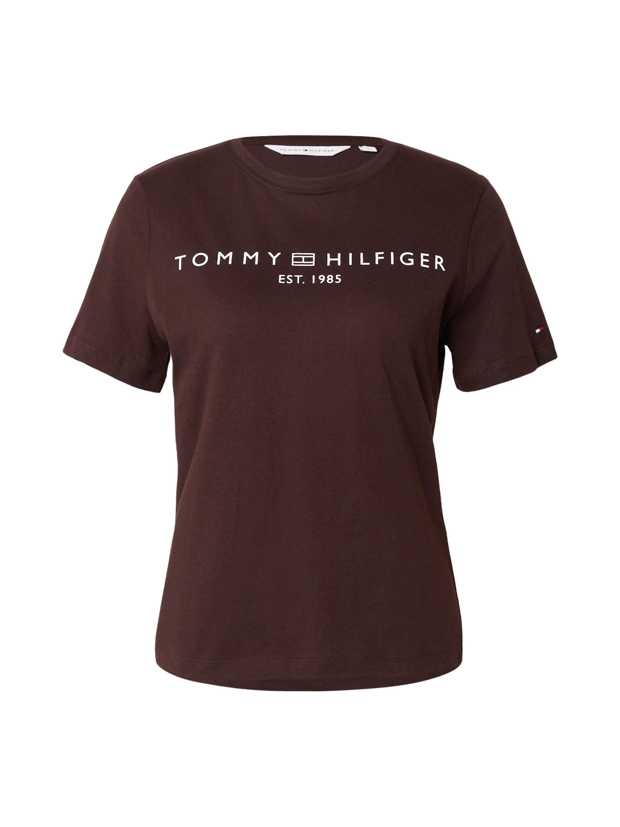 TOMMY HILFIGER Μπλουζάκι σε καφέ: μπροστά