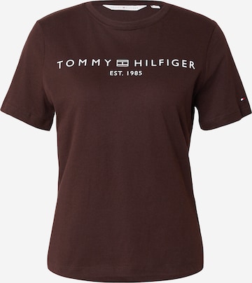 TOMMY HILFIGER Póló - barna: elől