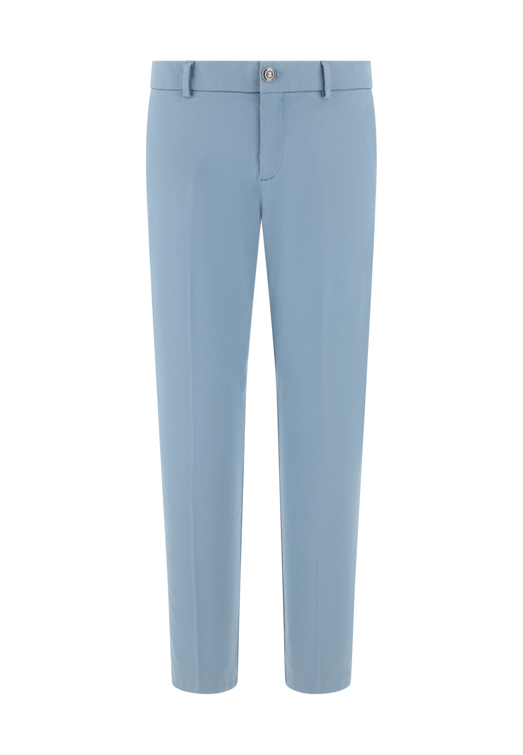 Boggi Milano Pleated Pants 'B Sustainable' in Blue: front